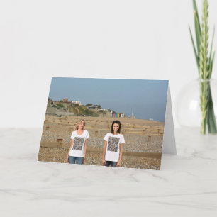 Beach obsessed. card