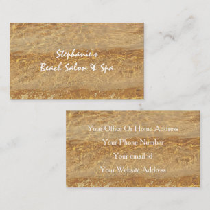 Beach Ocean Clear Water Nautical Tropical Paradise Business Card