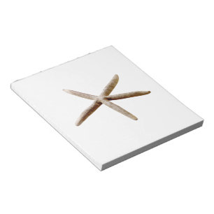 Beach Ocean Cream Starfish Notepad