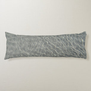 Beach Ocean Water Ripples & Sand   Body Cushion