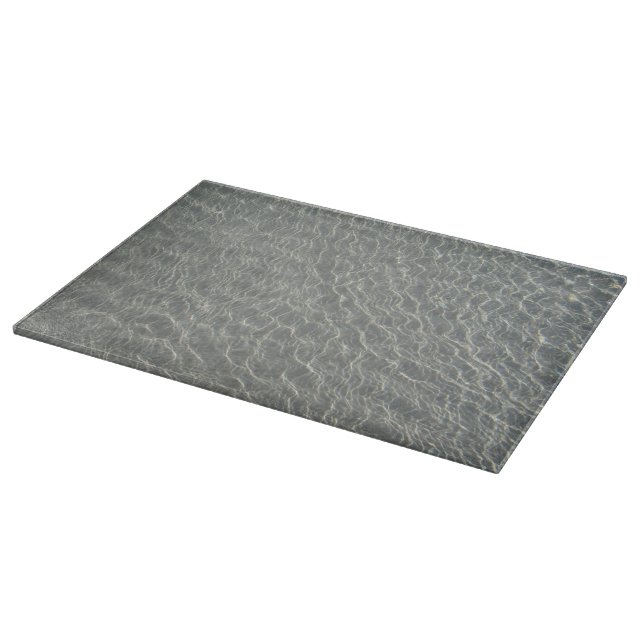 Beach Ocean Water Ripples & Sand   Cutting Board (Corner)