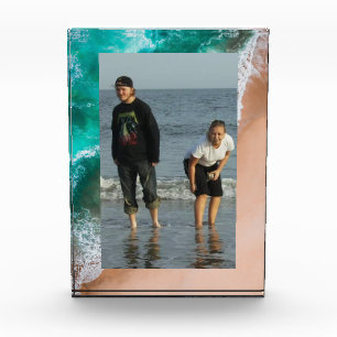 Beach ocean water seashore sand tropical summer photo block