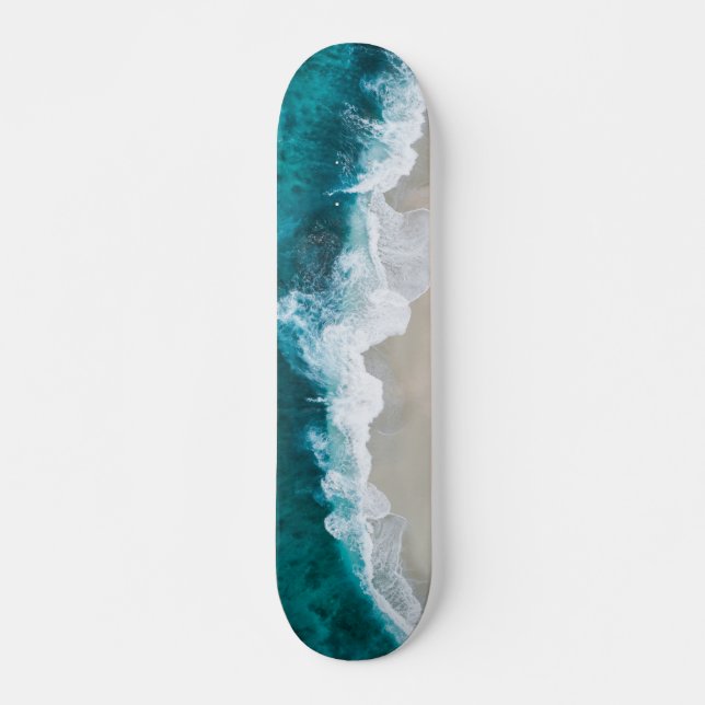 Beach Ocean Waves Skateboard (Front)
