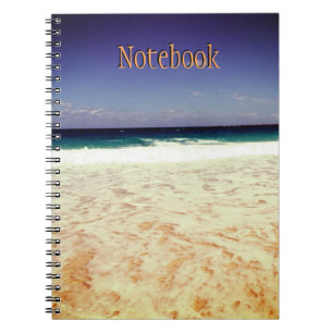 Beach of Nassau,Bahamas Spiral Notebook