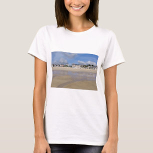 Beach of Saint-Cast-le-Guildo in France T-Shirt
