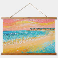 Beach Oil Painting Digital Art 1