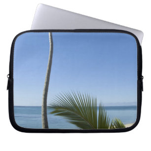 Beach on mainland Aitutaki, Cook Islands Laptop Sleeve