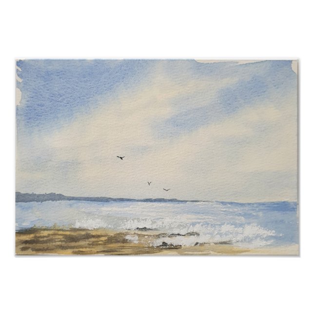 Beach Painting  Photo Print (Front)