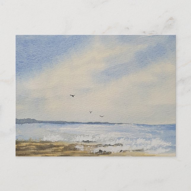 Beach Painting  Postcard (Front)