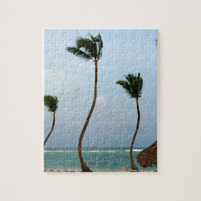 Beach Palm Jigsaw Puzzle (Vertical)
