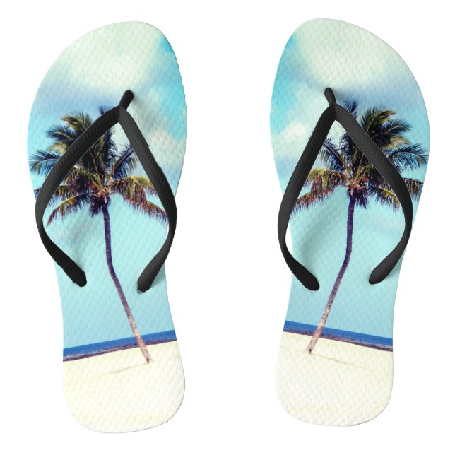 Beach Palm Tree Jandals (Footbed)