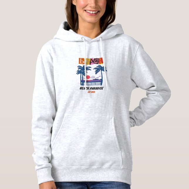 Beach Paradise  Hoodie (Front)