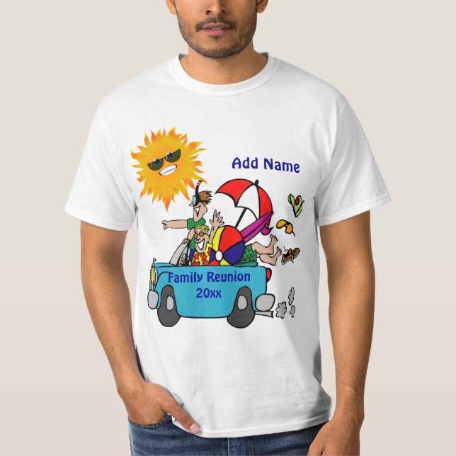 Beach Party Family Reunion T-Shirt (Front)