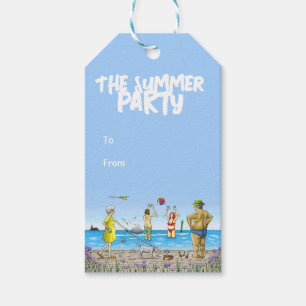 Beach Party in The Summer Gift Tags