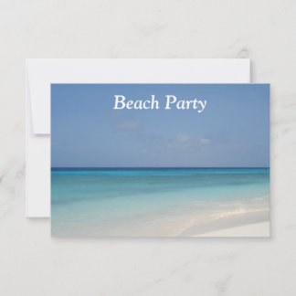 Beach Party Invitation