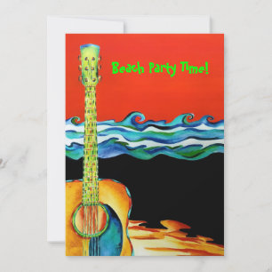 Beach Party Invitation