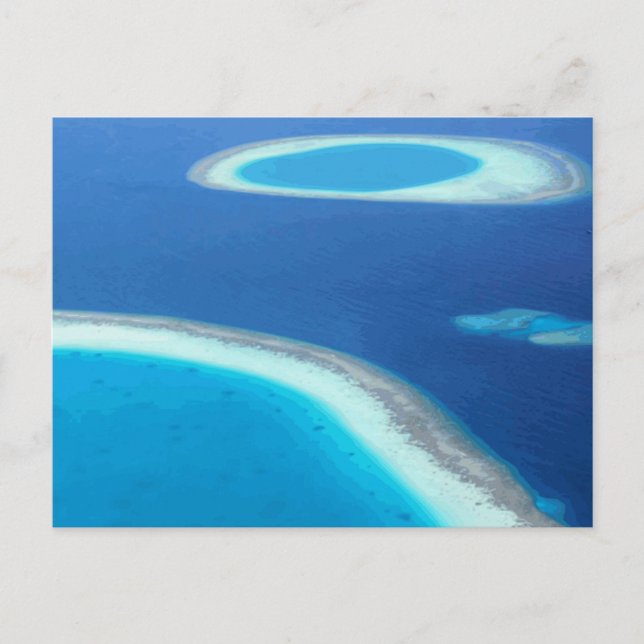 Beach Party Ocean Fun Save The Date Blank Custom Announcement Postcard (Front)