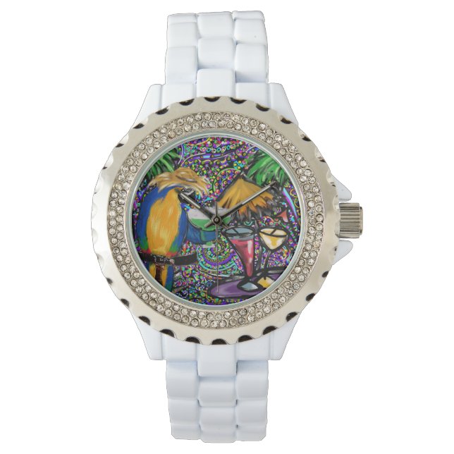 Beach Party Parrot Watch (Front)