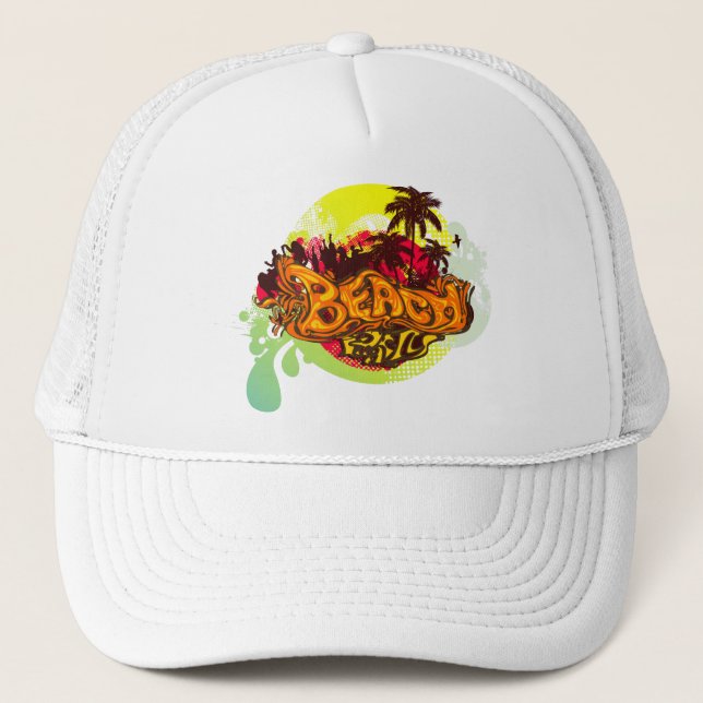 Beach Party Trucker Hat (Front)