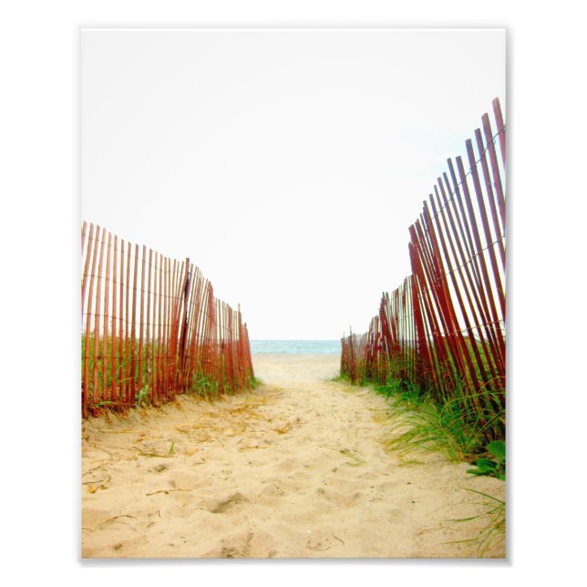 Beach Path Fence Photo (Front)