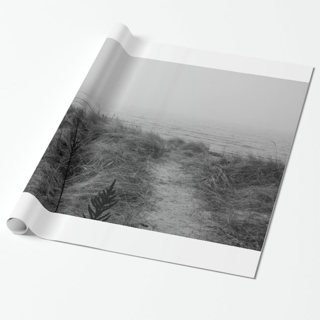 Beach path wrapping paper (Unrolled)