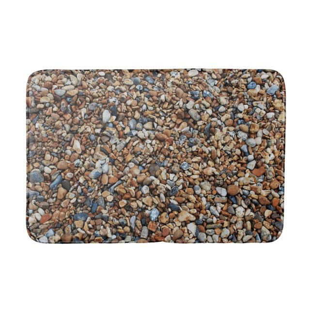 Beach Pebbles Bath Mat (Front)