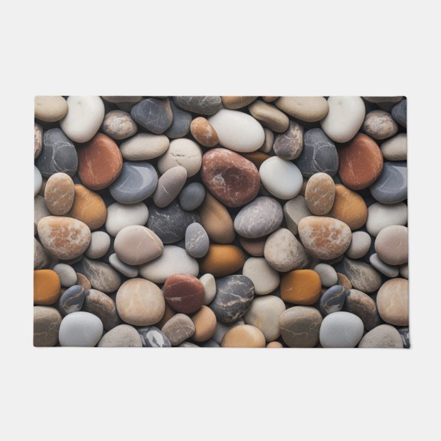 Beach Pebbles Doormat (Front)