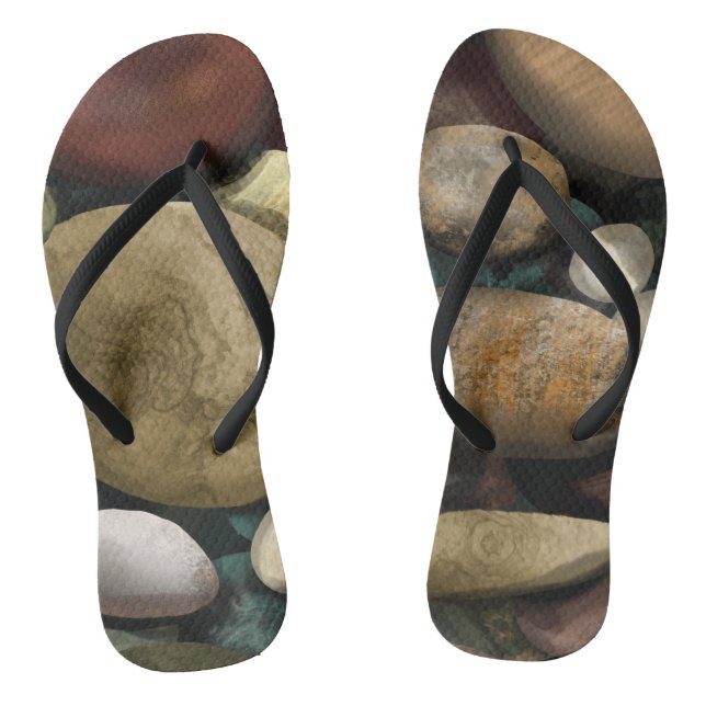 Beach pebbles jandals (Footbed)