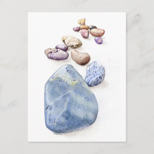 Beach Pebbles Postcard (Front)
