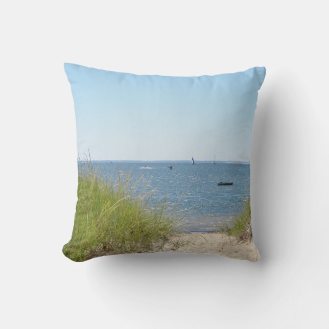 Beach photo cushion (Front)