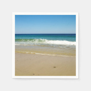 Beach photo napkin