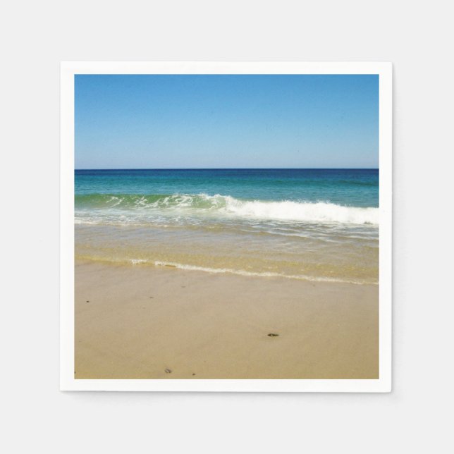 Beach photo napkin (Front)