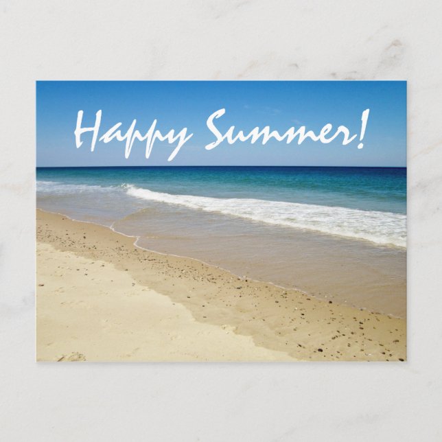 Beach photo postcard (Front)