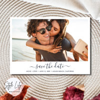Beach Photo Wedding Save the Dates