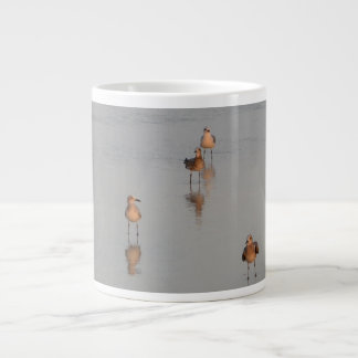 Beach Photography Bird Wildlife Ocean Waves Large Coffee Mug