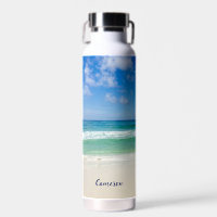 Beach Photography Blue Ocean Waves Personalised