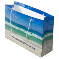 Beach Photography Blue Skies With Waves Custom