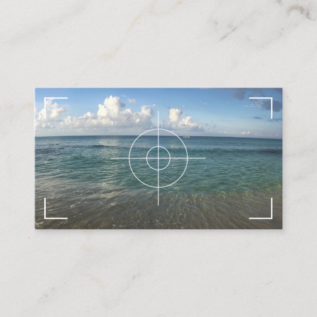 Beach Photography Business Card (Front)