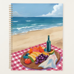 Beach Picnic Ocean Shore Painting Planner