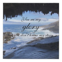 Beach Picture With Christian Quote