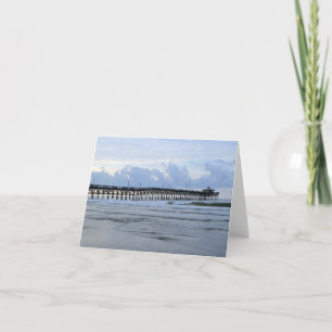 Beach Pier Note Card