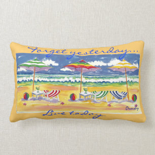 Beach -pillow lumbar cushion