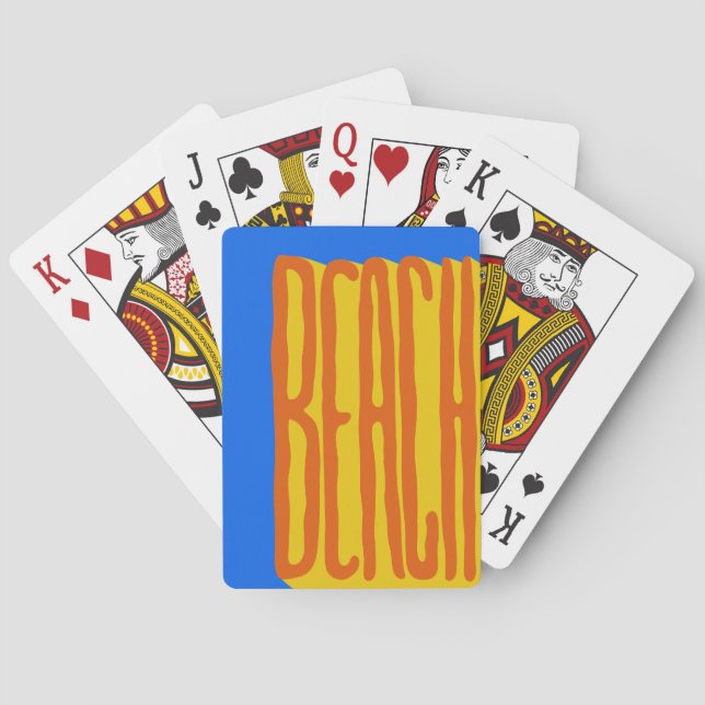 Beach Playing Cards (Back)