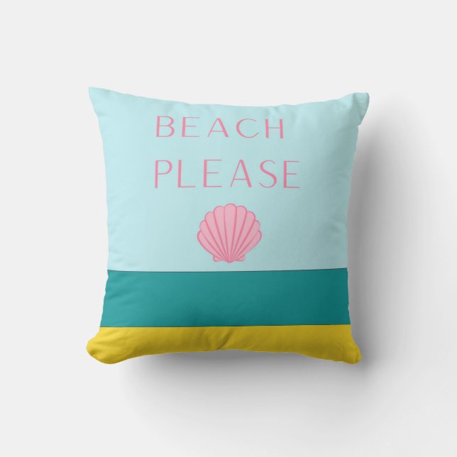 Beach Please Cushion (Front)