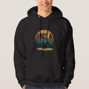 Beach Please Funny Shark Vacation T-Shirt Hoodie