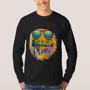 Beach Please Graphic Theme T-Shirt