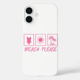 Beach Please iPhone Case