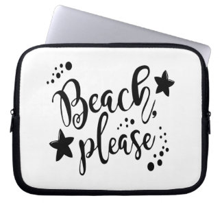Beach Please Laptop Sleeve