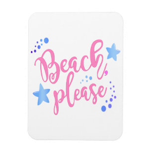 beach please magnet
