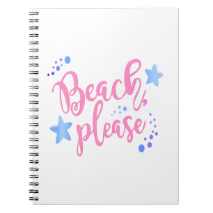 beach please notebook